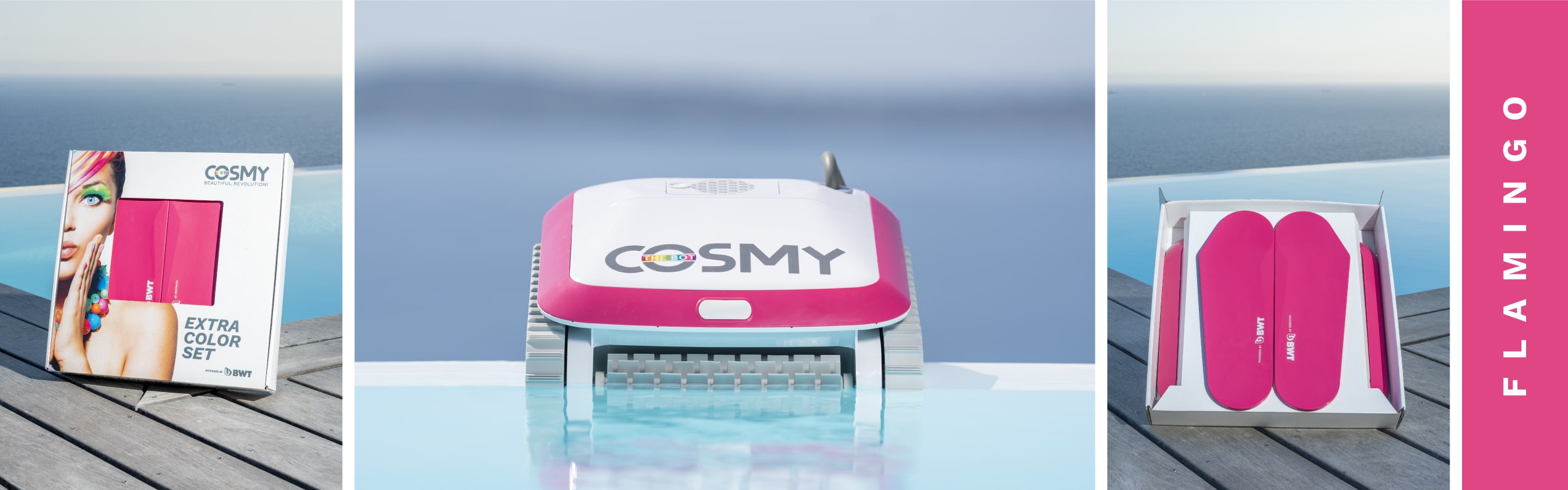 robot cosmy kit couleur flamingo